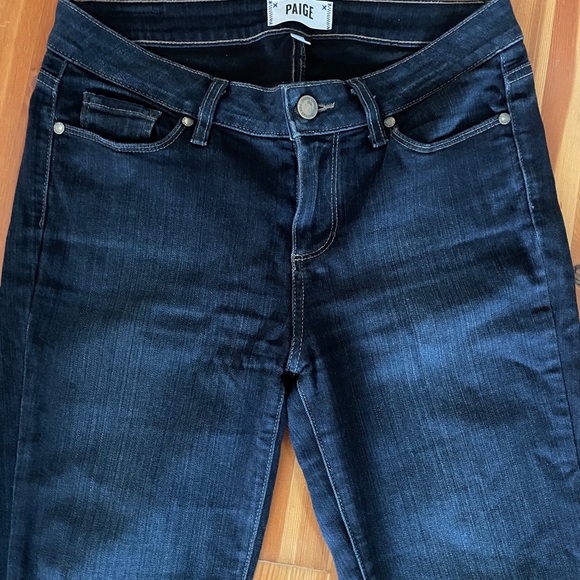 Paige Skyline Skinny Dark Wash - Sz 28 - Picture 3 of 3